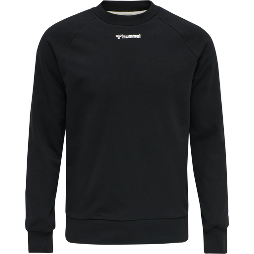 hmlISAM SWEATSHIRT, BLACK, packshot