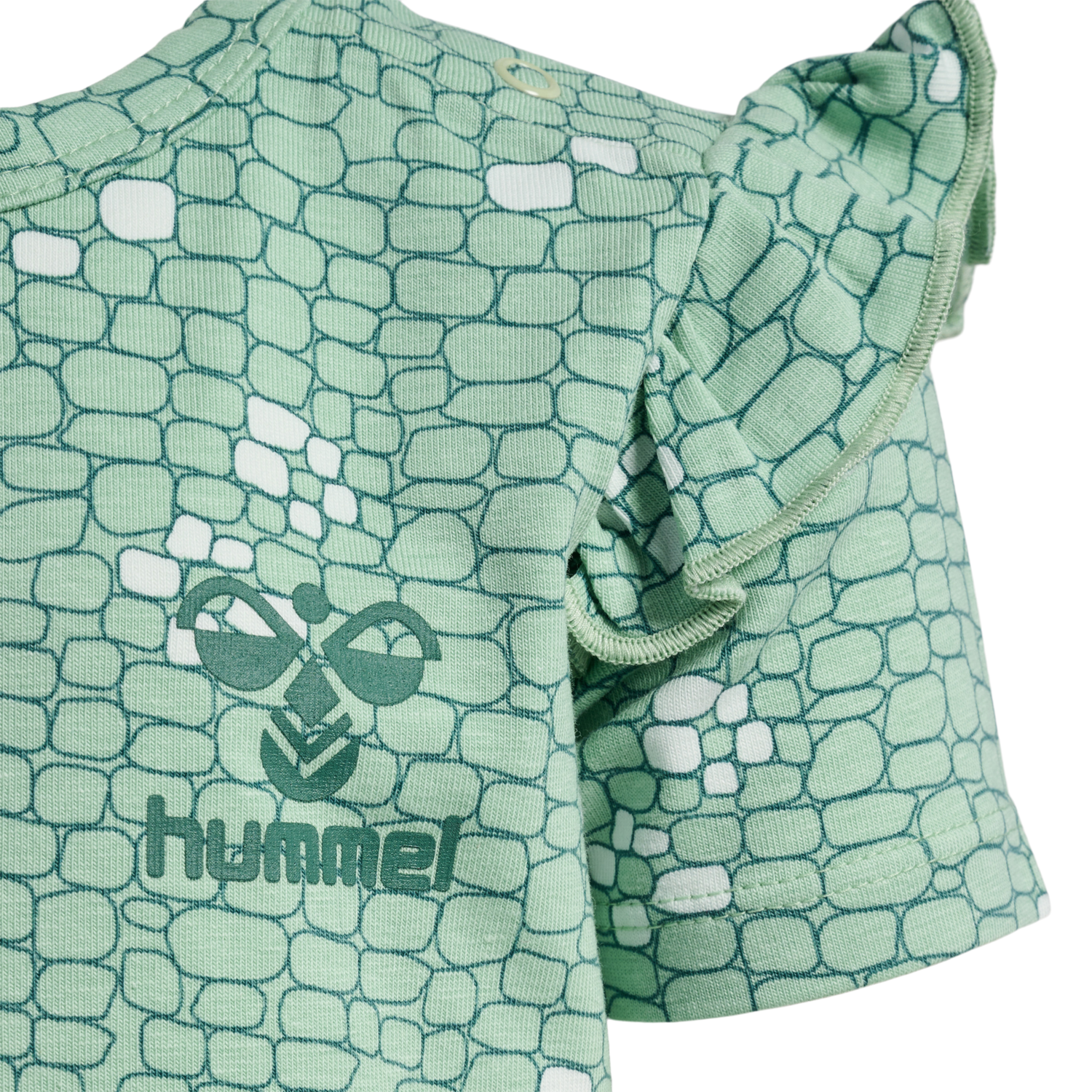 hmlZANZI T-SHIRT S/S, SILT GREEN, packshot