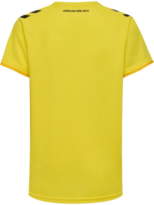 WER 24/25 GK JERSEY S/S KIDS, BLAZING YELLOW, packshot