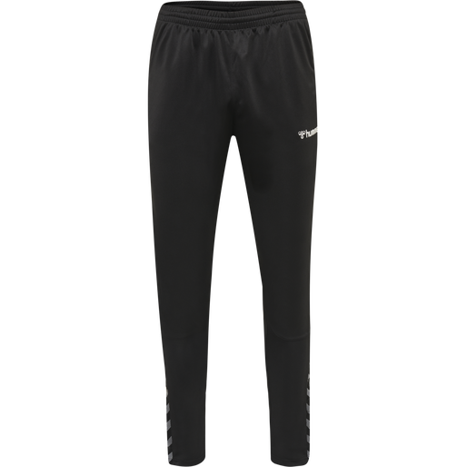hmlAUTHENTIC TRAINING PANT, BLACK/WHITE, packshot