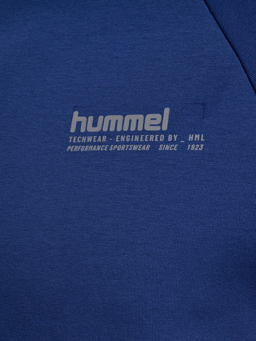 hmlTECH FLEECE REGULAR CREW, ESTATE BLUE hmlTECH FLEECE REGULAR CREW, ESTATE BLUE, packshot