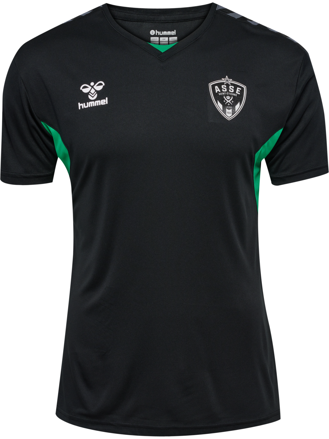 ASSE 23/24 TR PL JERSEY S/S, BLACK, packshot