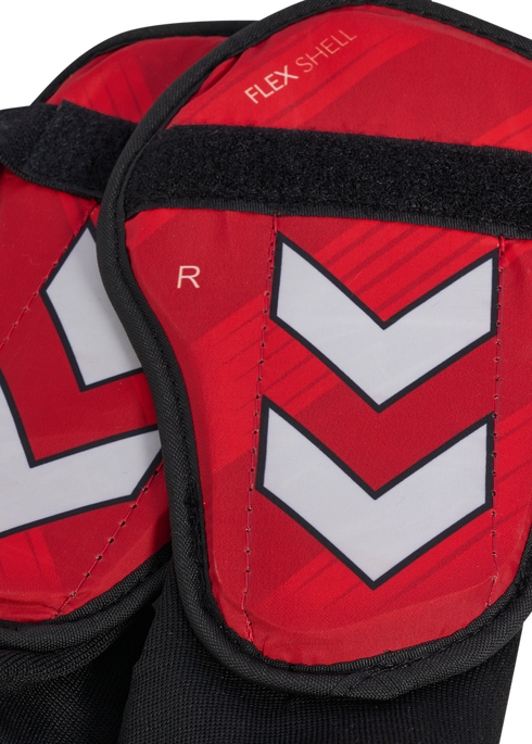 hmlSHIN GUARDS FLEX SHELL, POMPEIAN RED, packshot