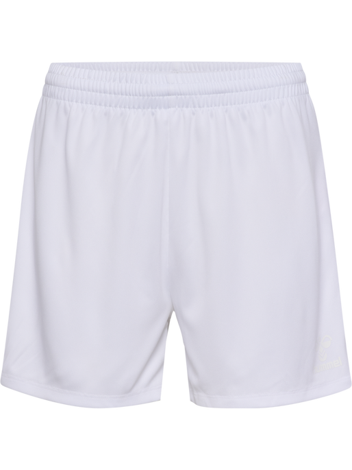 hmlESSENTIAL SHORTS WOMAN, WHITE/WHITE, packshot
