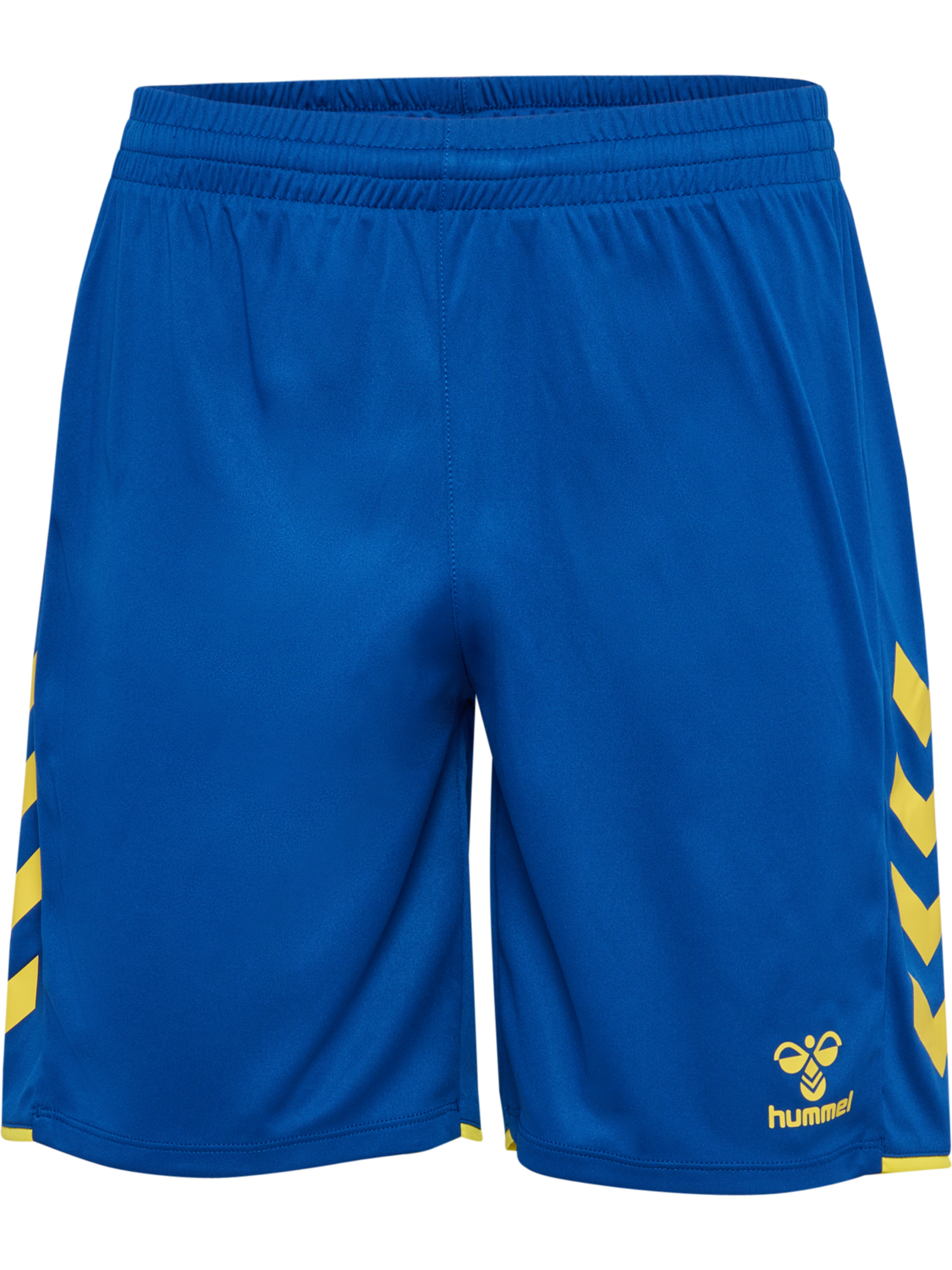hmlCORE 2.0 SHORTS, TRUE BLUE/BLAZING YELLOW, packshot