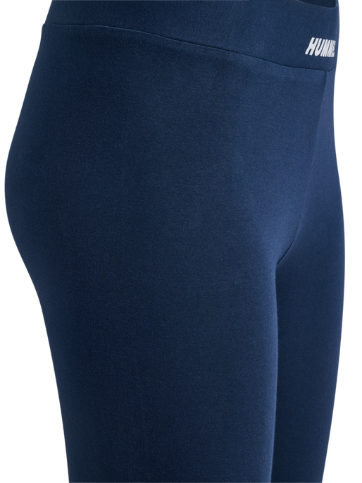 hmlELEMENTAL COTTON HW TIGHTS, DRESS BLUES, packshot