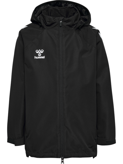 hmlLEAD 2.0 ALL-WEATHER JACKET KIDS, BLACK, packshot
