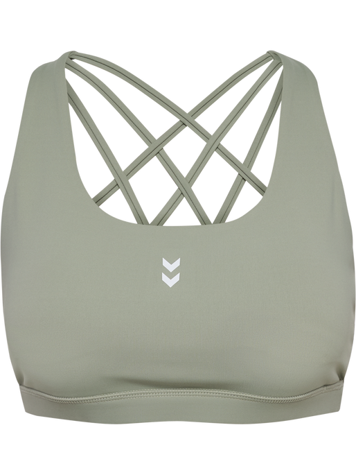 hmlHIIT IMPACT STRAP BRA, SEAGRASS hmlHIIT IMPACT STRAP BRA, SEAGRASS, packshot