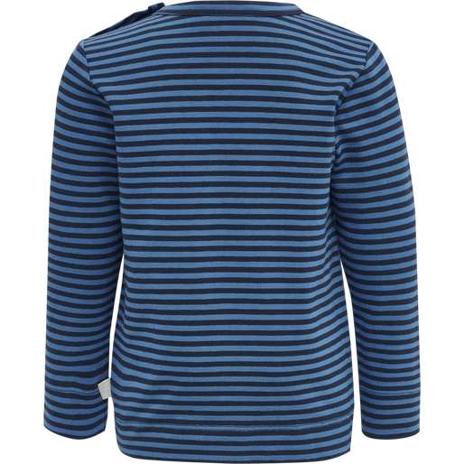 hmlMULLE T-SHIRT L/S, BLACK IRIS, packshot