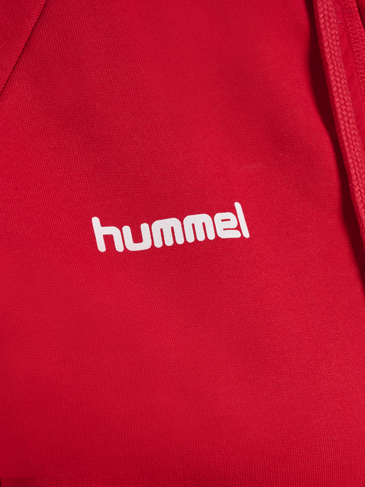 HMLGO COTTON ZIP HOODIE WOMAN, TRUE RED HMLGO COTTON ZIP HOODIE WOMAN, TRUE RED, packshot