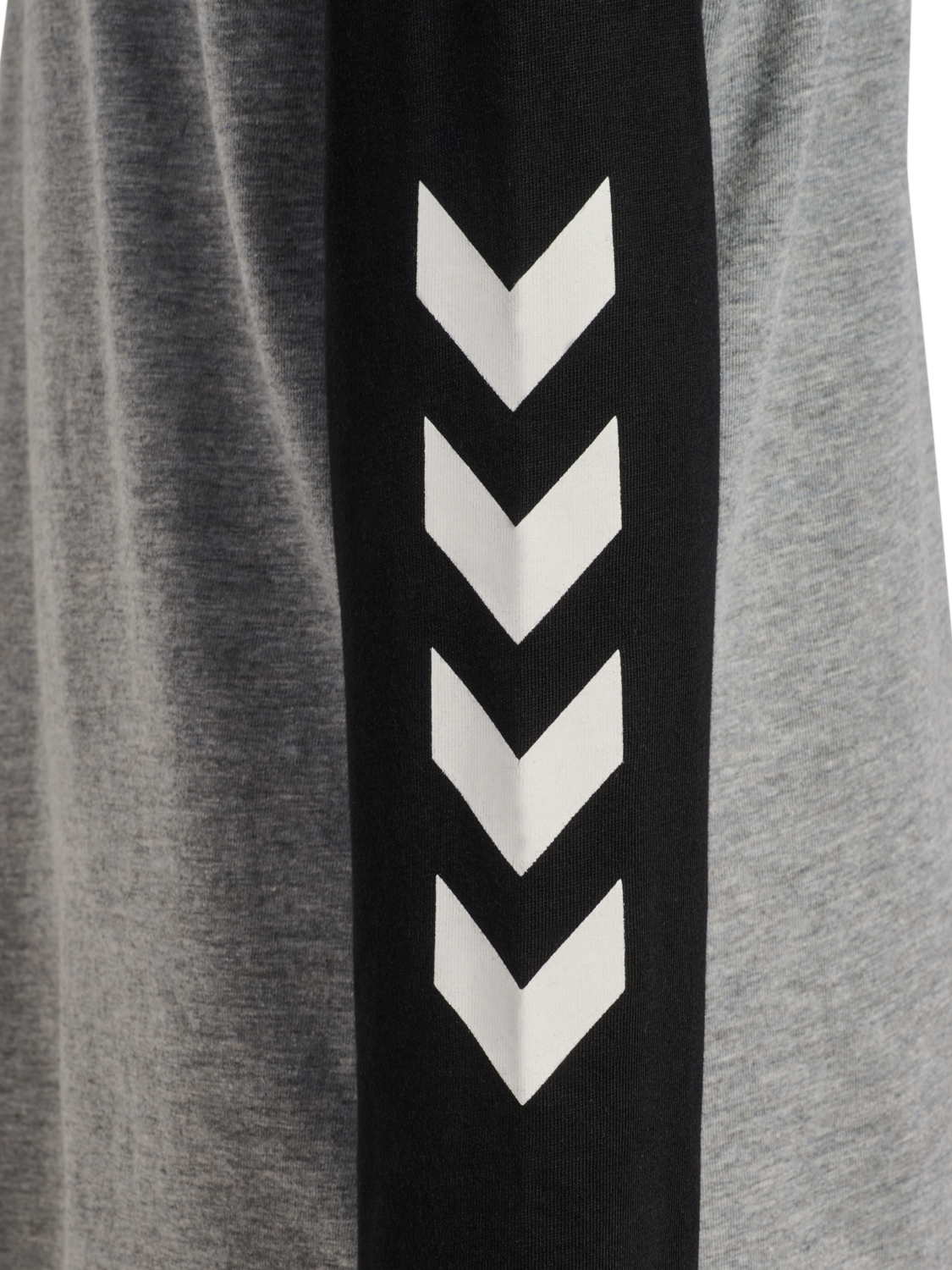 hmlJR LOGO T-SHIRT L/S, GREY MELANGE, packshot