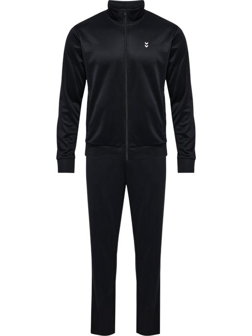 hmlPULSE TRACKSUIT, BLACK hmlPULSE TRACKSUIT, BLACK, packshot
