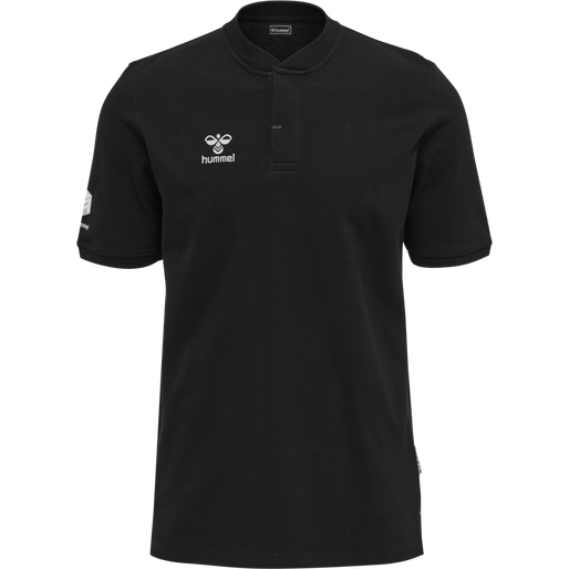 hmlMOVE GRID POLO, BLACK, packshot