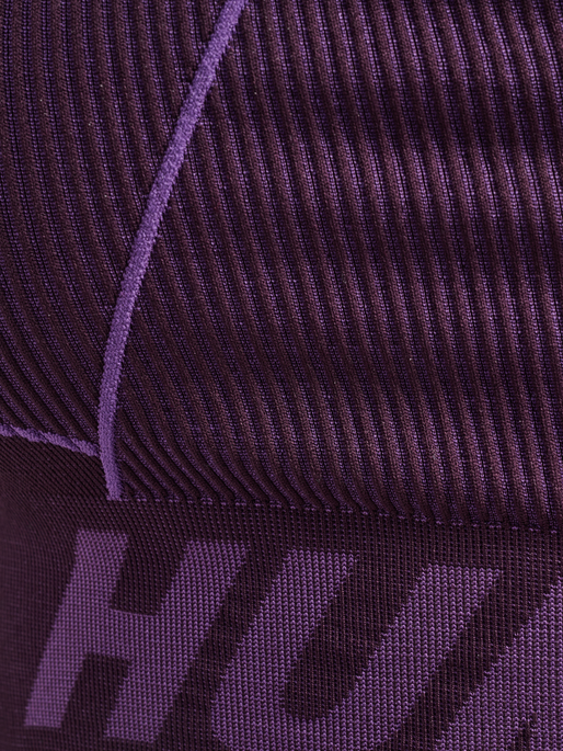 hmlTE CHRISTEL SEAMLESS SPORTS TOP, PLUM PERFECT/BELLFLOWER MELAN hmlTE CHRISTEL SEAMLESS SPORTS TOP, PLUM PERFECT/BELLFLOWER MELAN, packshot