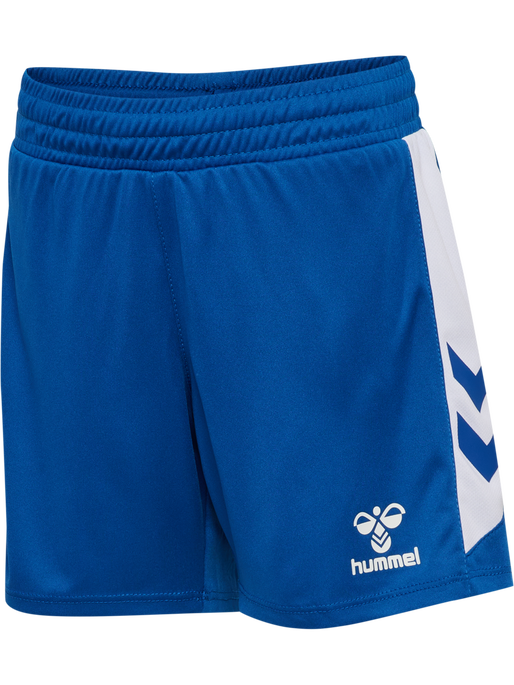 hmlMATCH SHORTS KIDS, TRUE BLUE/WHITE, packshot