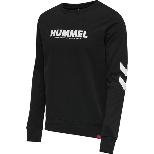 hmlLEGACY SWEATSHIRT PLUS, BLACK, packshot