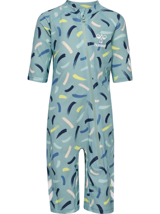 hmlMORGAT SWIM SUIT, BLUE SURF, packshot