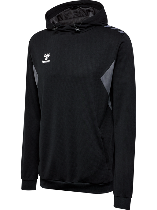 hmlAUTHENTIC PL HOODIE, BLACK, packshot