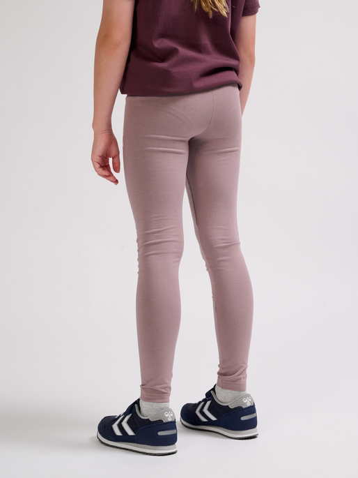 hmlONZE TIGHTS, TWILIGHT MAUVE, model