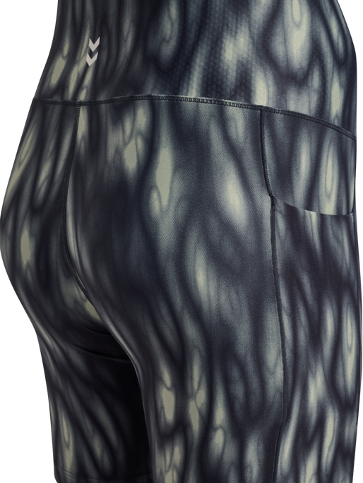 hmlHIIT AOP INTENSITY SHORT TIGHTS, SEAGRASS hmlHIIT AOP INTENSITY SHORT TIGHTS, SEAGRASS, packshot