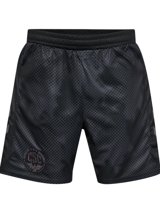 CSC 22/23 AWAY SHORTS, JET BLACK/FORGED IRON, packshot