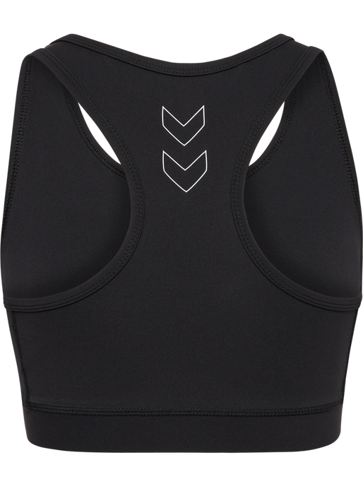 hmlTE FUNDAMENTAL SPORTS BRA, BLACK/WHITE hmlTE FUNDAMENTAL SPORTS BRA, BLACK/WHITE, packshot