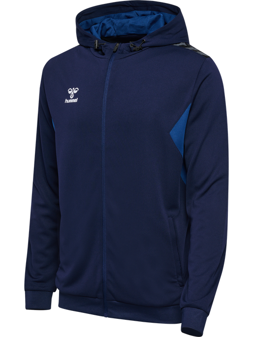 hmlAUTHENTIC PL ZIP HOODIE, MARINE, packshot