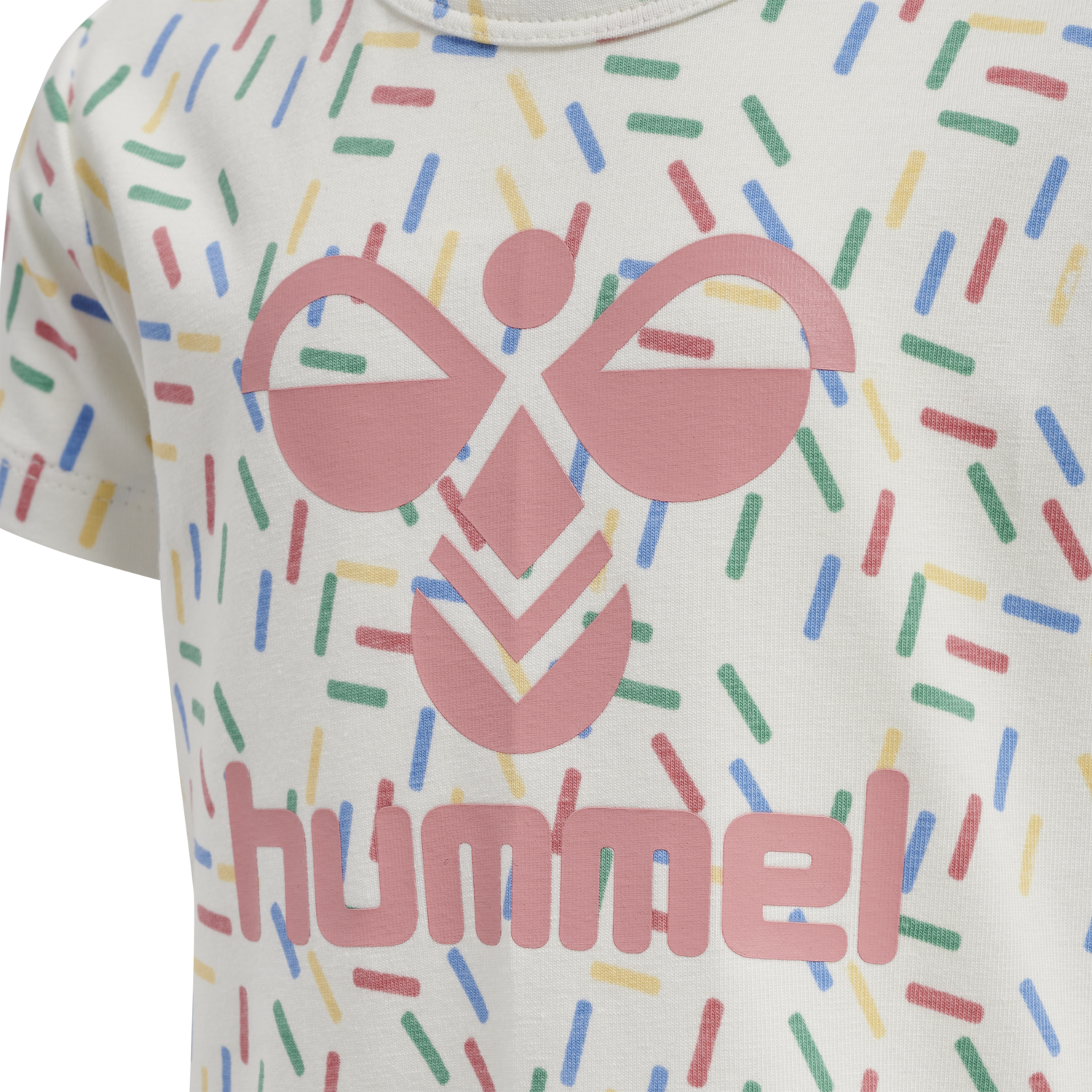 hmlAURORA DRESS S/S, MARSHMALLOW, packshot