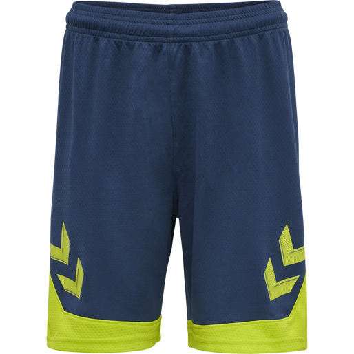 hmlLEAD POLY SHORTS, DARK DENIM, packshot