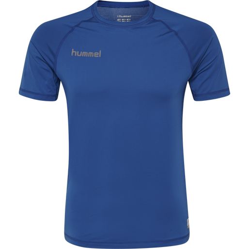 HML FIRST PERFORMANCE KIDS JERS S/S, TRUE BLUE, packshot