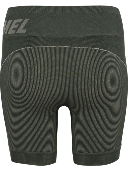 hmlTE CHRISTEL SEAMLESS SHORTS, CLIMBING IVY/SEAGRASS MELANGE hmlTE CHRISTEL SEAMLESS SHORTS, CLIMBING IVY/SEAGRASS MELANGE, packshot