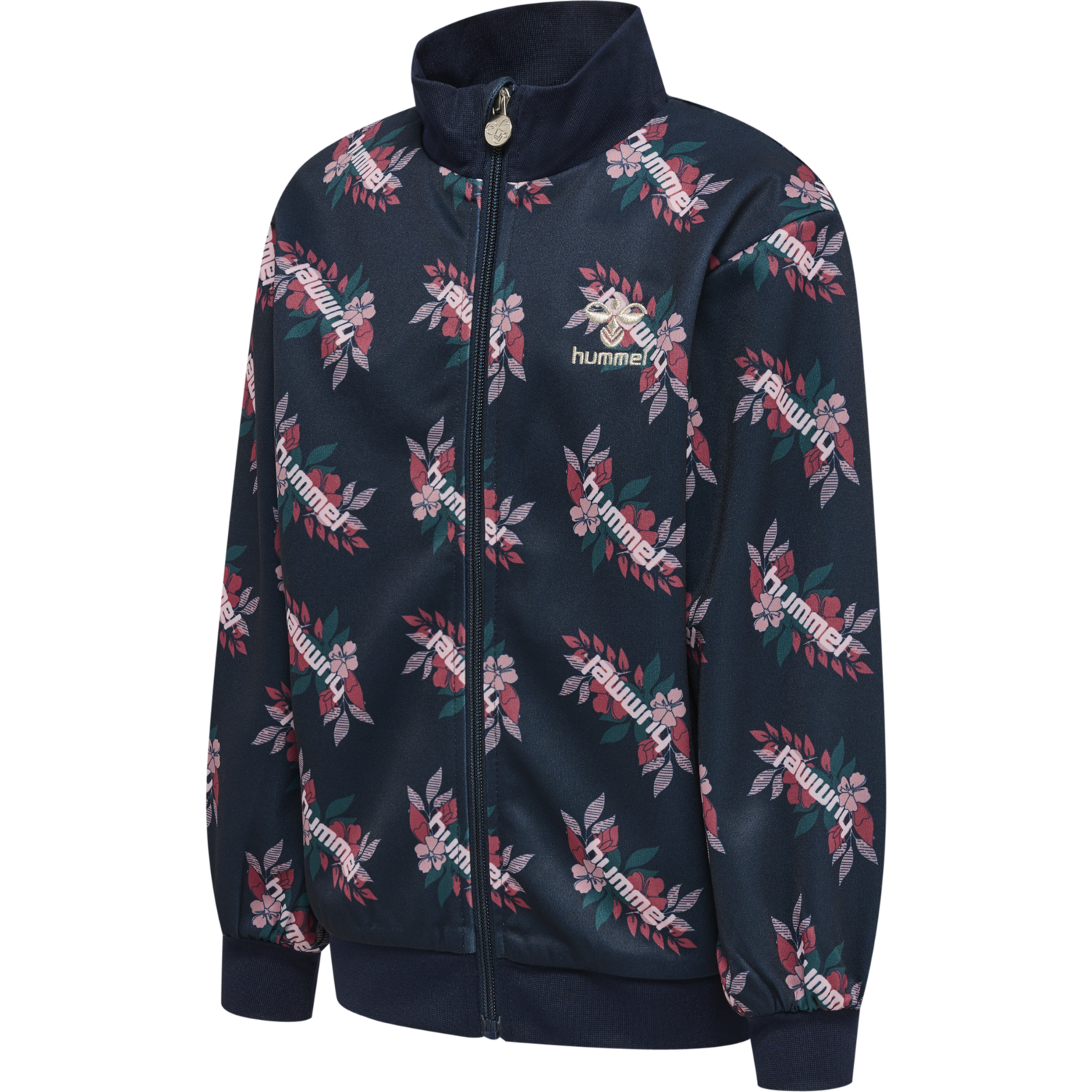 hmlRILEY ZIP JACKET, BLACK IRIS, packshot