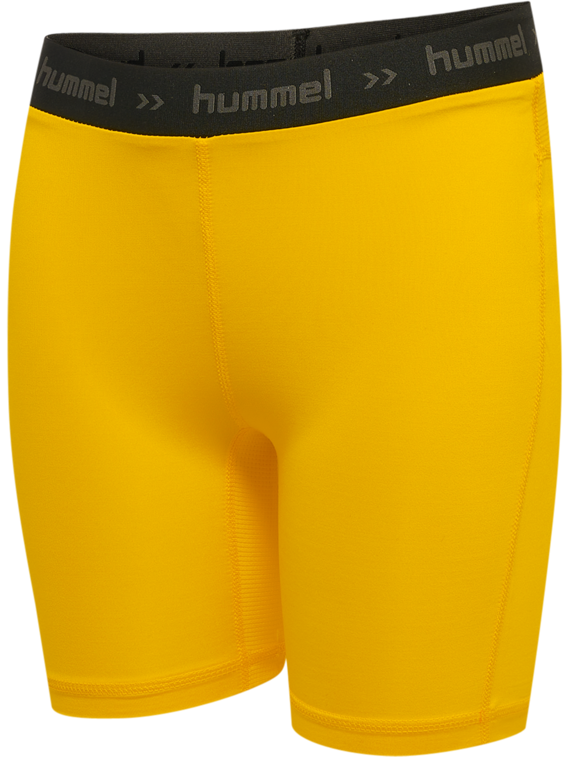 HML FIRST PERFORMAN KIDS TIG SHORTS, SPORTS YELLOW, packshot