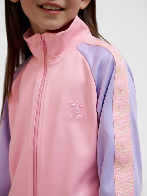 hmlDAILY ZIP JACKET, CANDY PINK, model