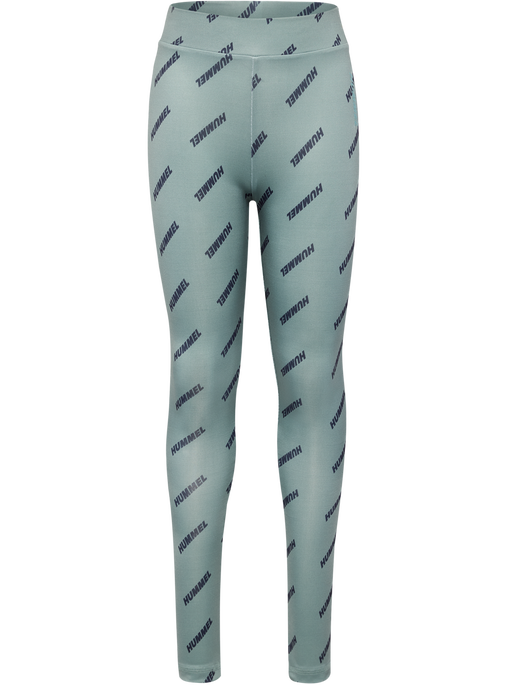 hmlSILJE TIGHTS, ICEBERG GREEN hmlSILJE TIGHTS, ICEBERG GREEN, packshot