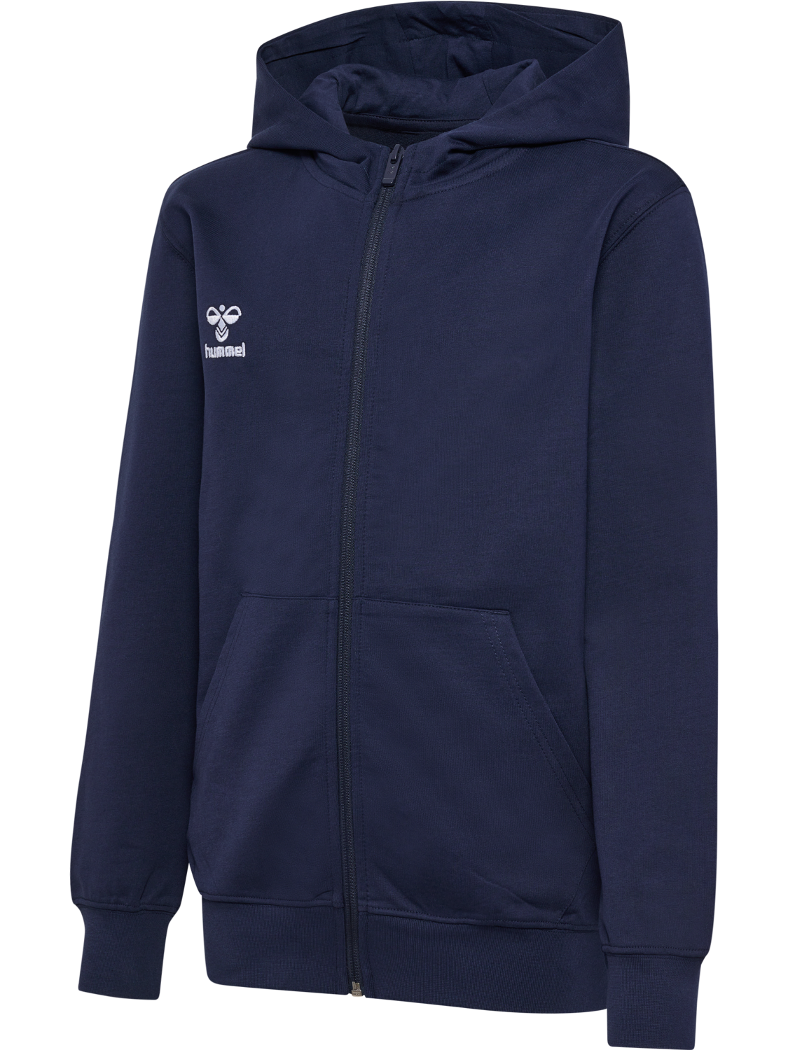 hmlGO 2.0 ZIP HOODIE KIDS, MARINE, packshot