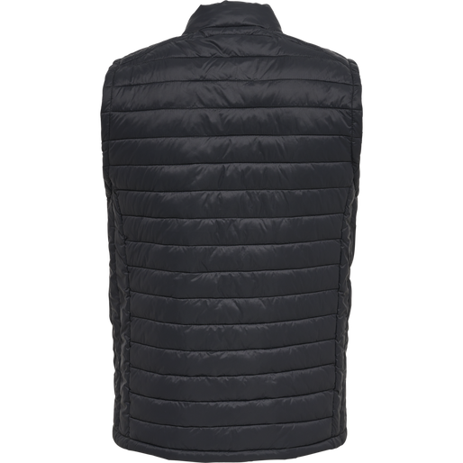 hmlRED QUILTED WAISTCOAT, BLACK, packshot