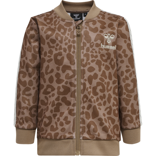 hmlNAOMI ZIP JACKET, BEAVER FUR, packshot