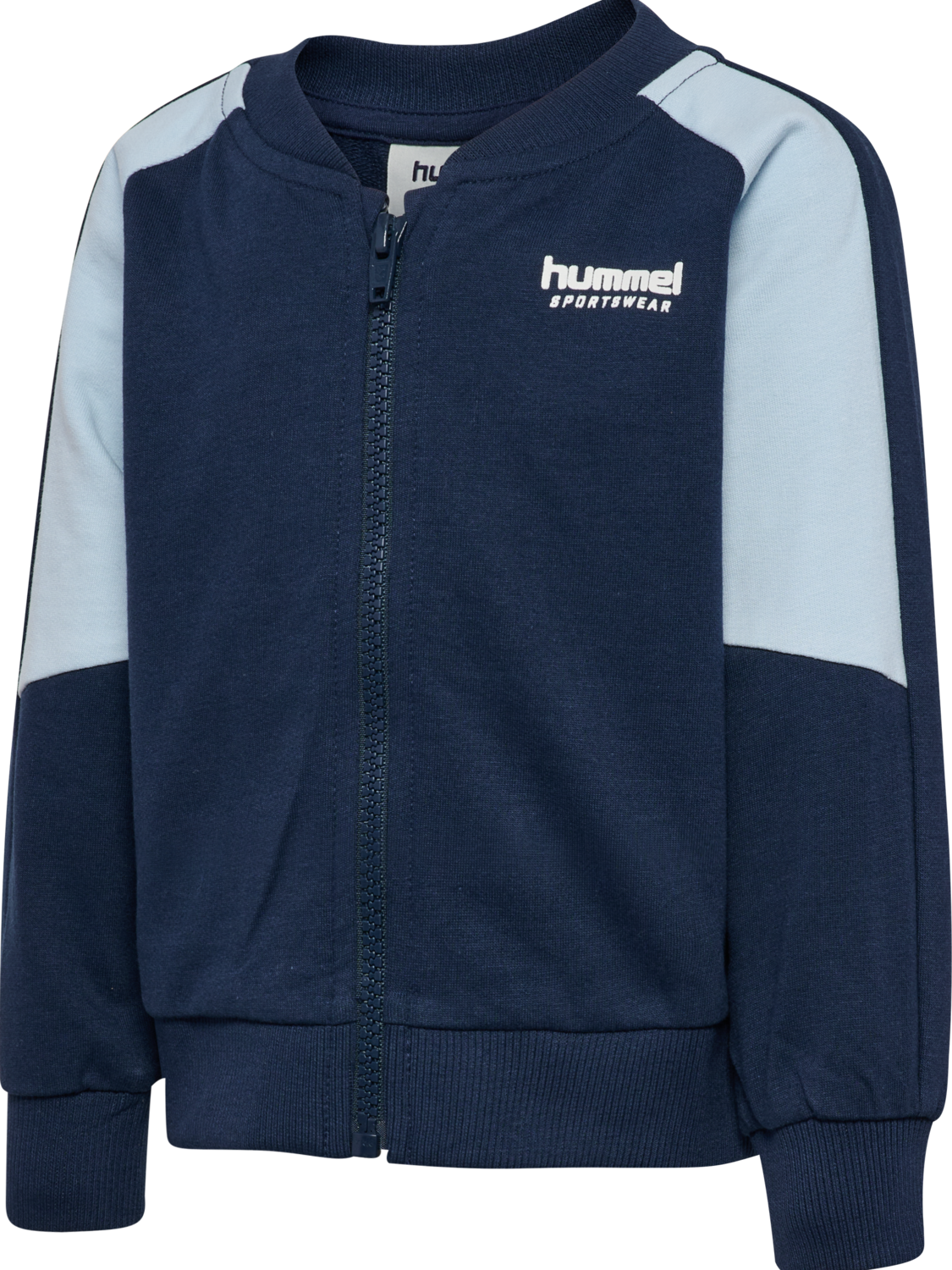 hmlMINI LOOSE BLOCK ZIP JACKET, SKYWAY, packshot