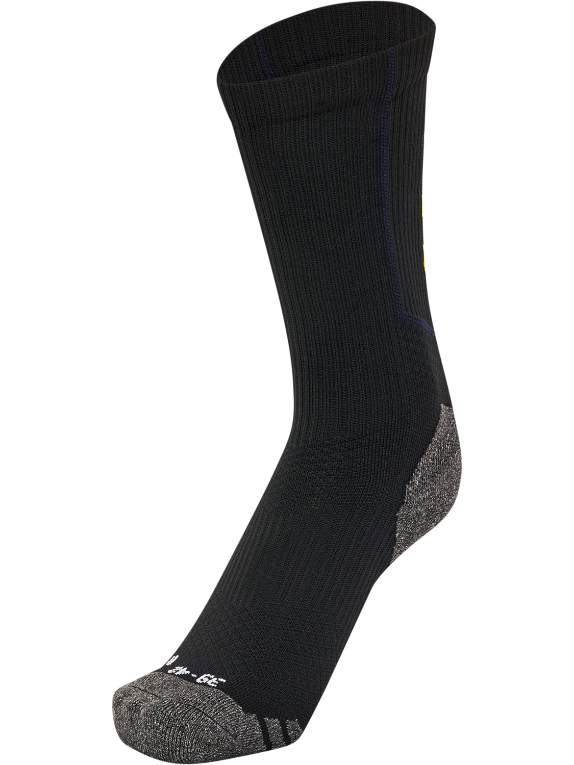hmlPRO TRAINING SOCKS LOW, BLACK/BLAZING YELLOW, packshot