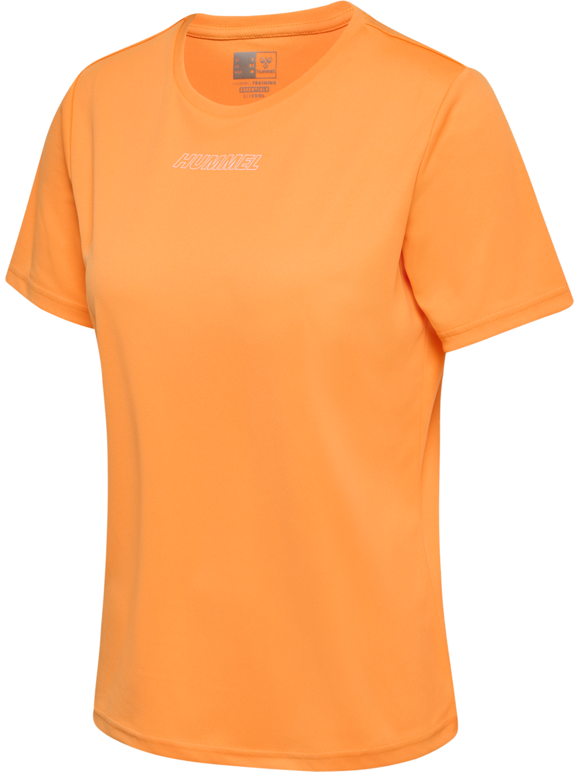 hmlTE TOLA T-SHIRT, BLAZING ORANGE, packshot