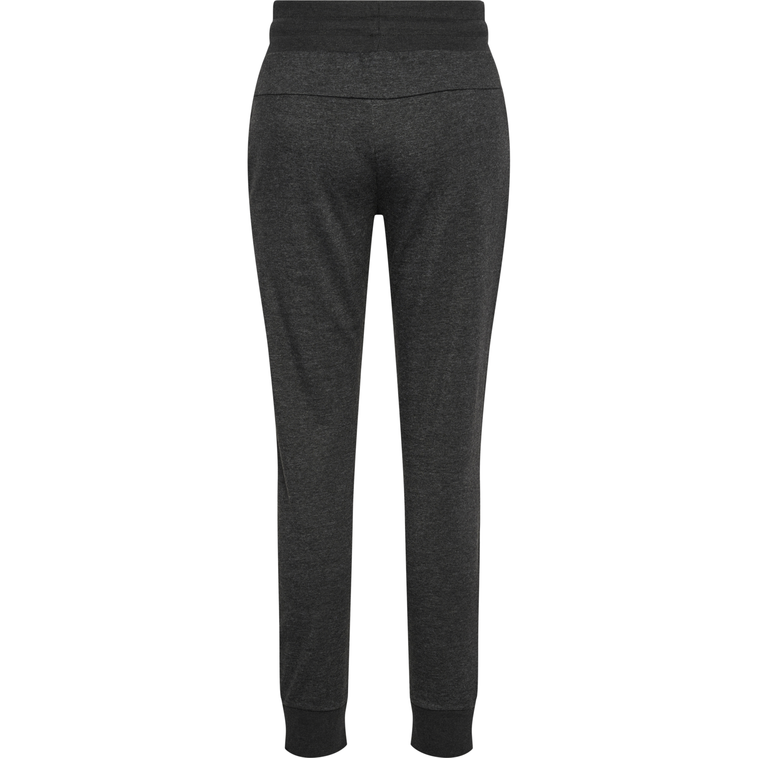 hmlOLIVIA REGULAR PANTS, BLACK MELANGE, packshot