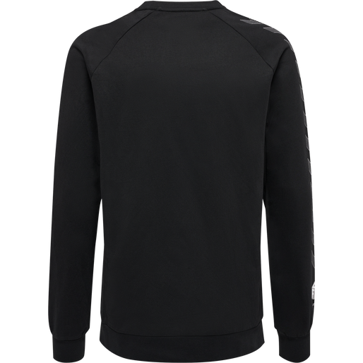 hmlMOVE GRID COTTON SWEATSHIRT, BLACK, packshot