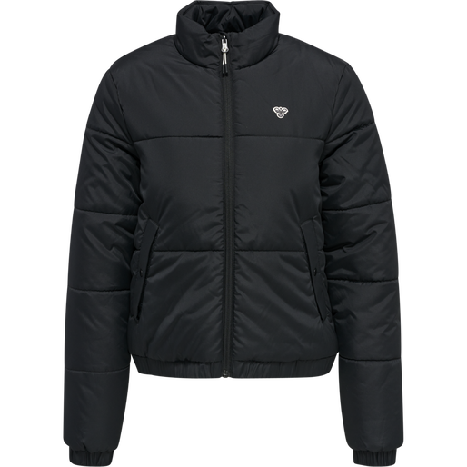 hmlSUKI PUFF JACKET, BLACK, packshot