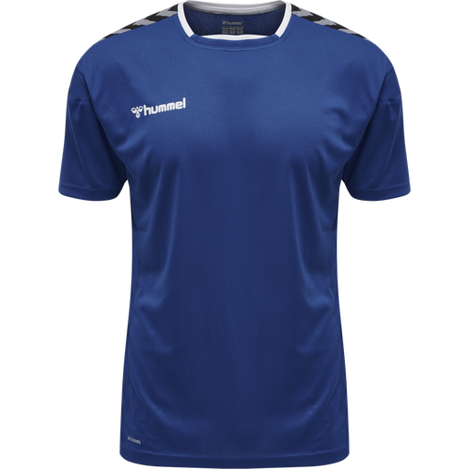 hmlAUTHENTIC POLY JERSEY S/S, TRUE BLUE, packshot
