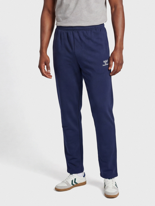 hmlMOVER COTTON PANTS, MARINE, model