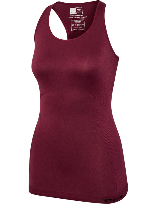 hmlTIF SEAMLESS TOP, CHOCOLATE TRUFFLE, packshot
