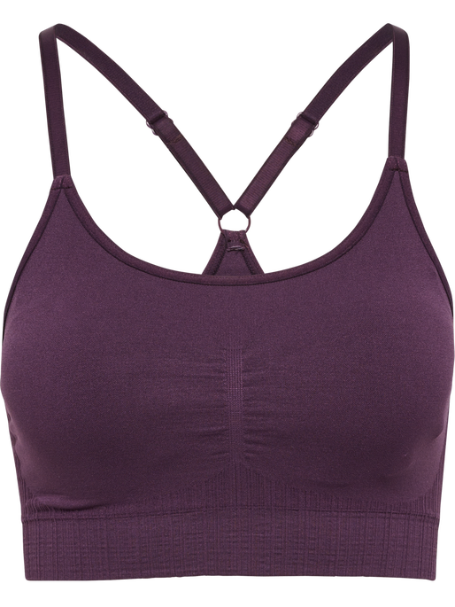 hmlMT DEFINE SEAMLESS PADDED BRA, PLUM PERFECT hmlMT DEFINE SEAMLESS PADDED BRA, PLUM PERFECT, packshot