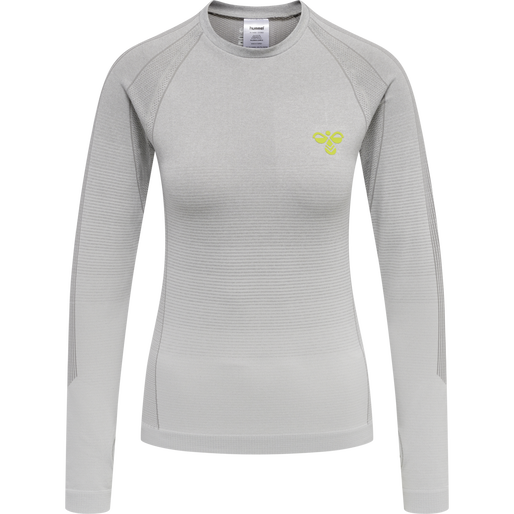hmlGG12 TRAINING SEAMLESS L/S WOMAN, ALLOY MELANGE, packshot