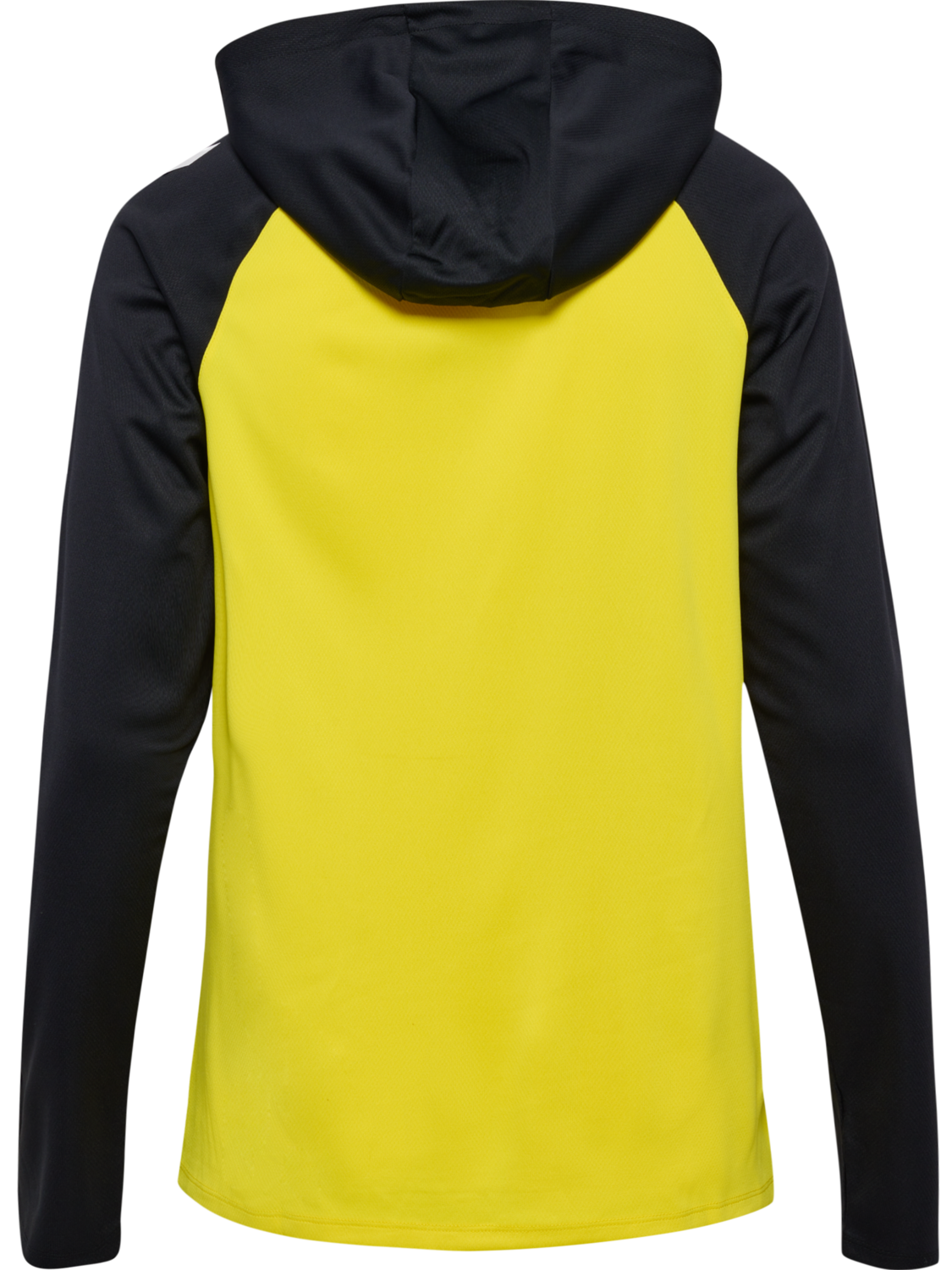 hmlLEAD 2.0 ZIP HOODIE WOMAN, BLAZING YELLOW/BLACK, packshot